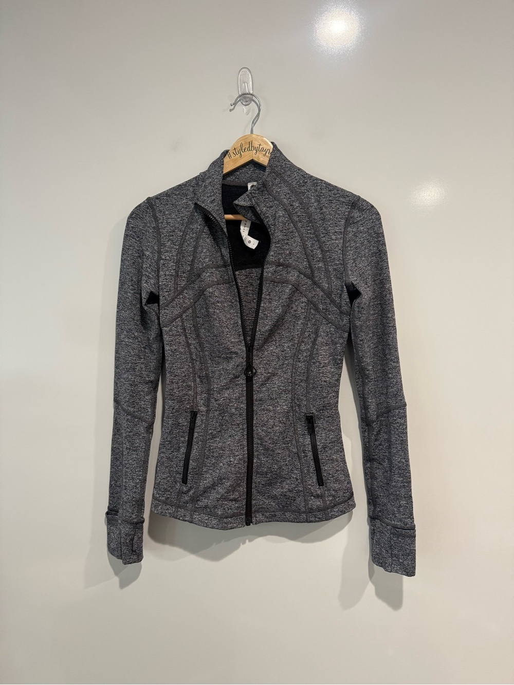 Lululemon Define Jacket Heathered Black - Picture 3 of 7